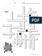 Flowing Ed - War of 1812 Crossword and Key