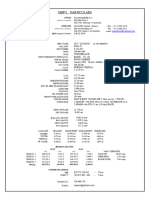 Ship's Particulars