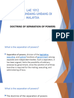 Lae 1012separation of Powers (For Lecture)