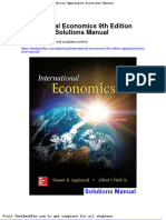 Dwnload Full International-Economics-9th-Edition-Appleyard-Solutions-Manual PDF