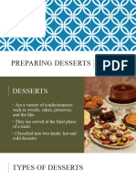 Preparing Desserts