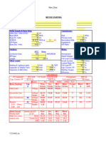 Motor Starting Current Sheet