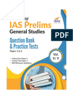 Question Bank & Practice Sets Cracking IAS General Studies Prelims-Disha