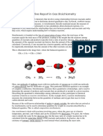 Narrative Report in Gas Stoichiometry