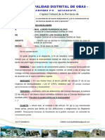 Carta #008-2024 - Solicito Que Se Declara La Municipalidad Distrital de Obas en Estado de Austeridad