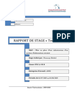 Rapport de Stage Technicien V8