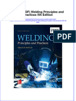 Ebook PDF Welding Principles and Practices 5th Edition PDF