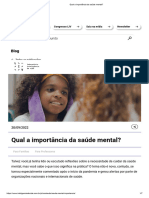 Qual A Importância Da Saúde Mental