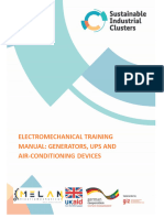 Generator, Ups and AC Manual