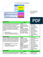 Guide On 5 Es Lesson Plan Format