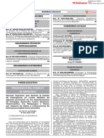 Estado de Emergencia en 68 Distritos de 8 Regiones