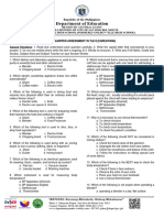 1ST Periodical Test in Tle 8 Caregiving