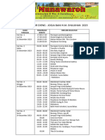 Rundown Dieng Jogja 2023