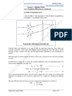 01 Diffraction Session 2 (Fraunhofer Diffraction at A Double Slit)