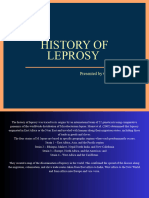 History of Leprosy-Chandana.m