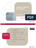 Gestion Et Mesure Des Risques: Cours EURIA