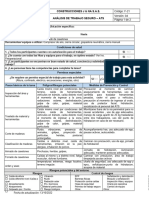 Analisis de Trabajo Seguro - Armado de Casetones