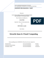 Memoire: Sécurité Dans Le Cloud Computing