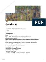 Revisão Direito Internacional AV1