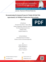 Recommissioning Development Project Proposal of Tindalo Oil Field With Approximately 24.5 MMBBL at Northwestern Palawan Basin, Palawan