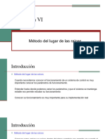 Tema 6 - Análisis y Diseño de Sistemas de Control Por El Método Del Lugar de Las Raíces