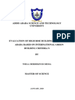 Evaluation of High Rise Buildings in Addis Ababa Based On International