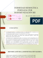 Enfermedad Hemolítica Perinatal Por Isoinmunización RH