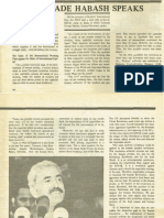 Comrade George Habash Speaks May 1980