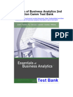 Essentials of Business Analytics 2nd Edition Camm Test Bank Full Chapter PDF