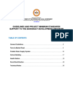 Project Minimum Standards-Sbdp