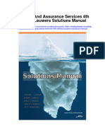 Auditing and Assurance Services 4Th Edition Louwers Solutions Manual Full Chapter PDF