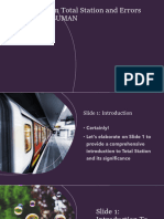 Presentation Total Station and Errors