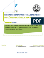 Theme - Etude Et Mise en Place D Un Outil de Supervision de La Bande Passante Internet Pour La Cour Suprême