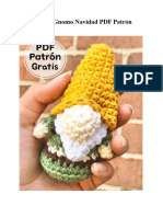 Amigurumi Gnomo Navidad PDF Patron Gratis