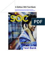 Soc 4Th Edition Witt Test Bank Full Chapter PDF