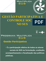 Gestão Participativa E Controle Social No Sus