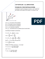 System of Particles All Derivations New