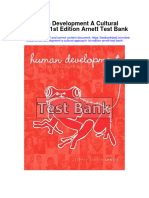 Human Development A Cultural Approach 1St Edition Arnett Test Bank Full Chapter PDF