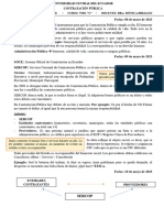 Materia de Contratación Pública