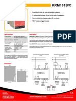 Datasheet KRM161B C