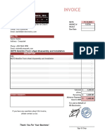 Creopstek-Invoice-PJ0706-MGTO MotoVR Wheel Disassembly and Installation