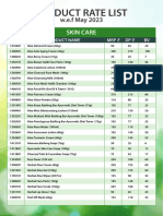 Rate List English