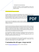 Tratamiento de Aguas Residuales en Mexico