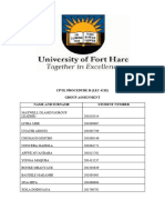 Civil Procedure B Group Assignment