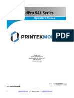 FP541 Operator Manual