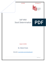 SAP - MM Stock Determination