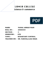 My Project Faisal (DR Farooq Ajaz)