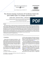 The Chemical Cleaning of Polymeric UF Membranes Fouled With Spent Sulphite Liquor Over Multiple Operational Cycles