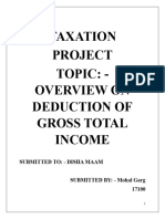 Taxation Project