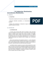 Estructura Cadencial. Modulacion